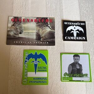 QUEENSRŸCHE Vintage Stage Pass Meet N’ Greet Set